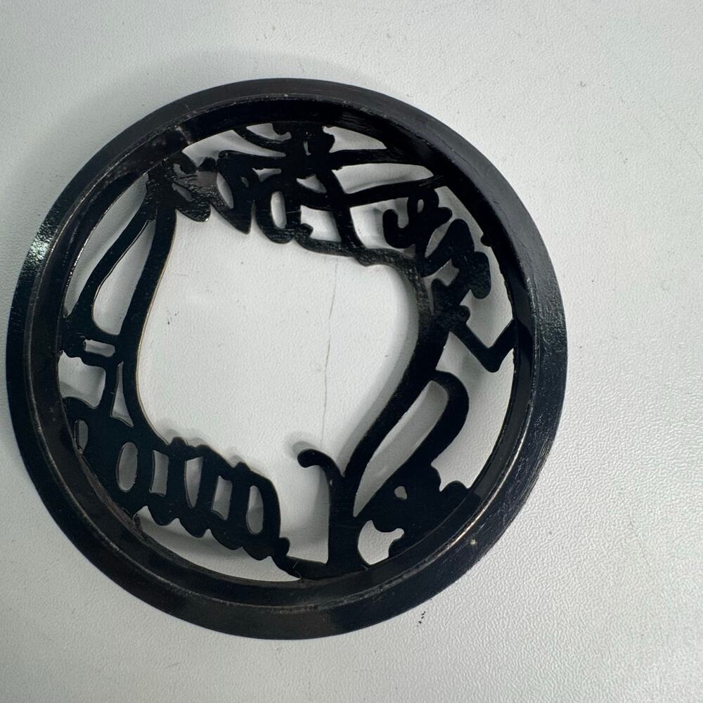 Yankee Candle Illuma Lid Jar Topper Silver Live Laugh Love - Picture 3 of 3